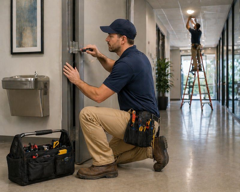 Commercial Window Caulking in Conroe, TX