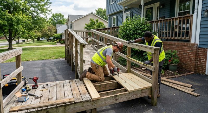 Handicap Ramp Repair in Littleton, CO