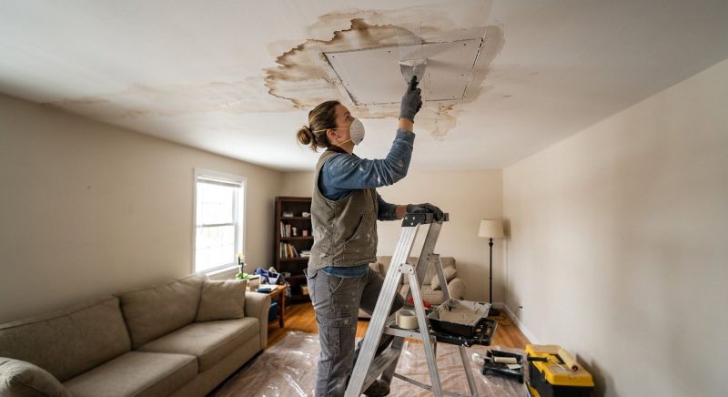 Water Damage Ceiling Repair in Katy, TX
