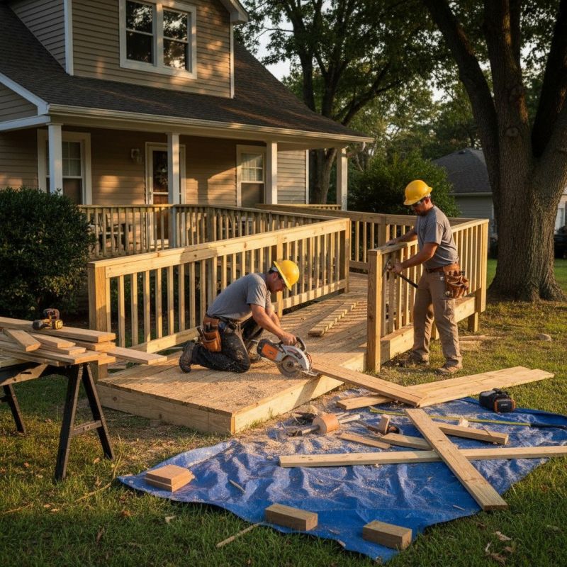 Wood Ramp Repair in Denver County, CO